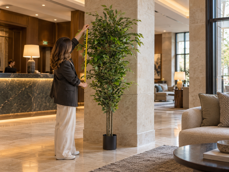 How to Choose an Artificial Ficus Tree for a Hotel Lobby