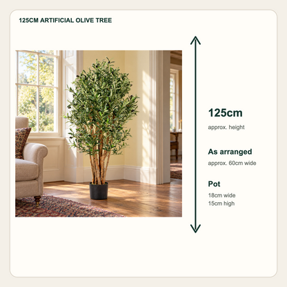 125cm Artificial Olive Tree